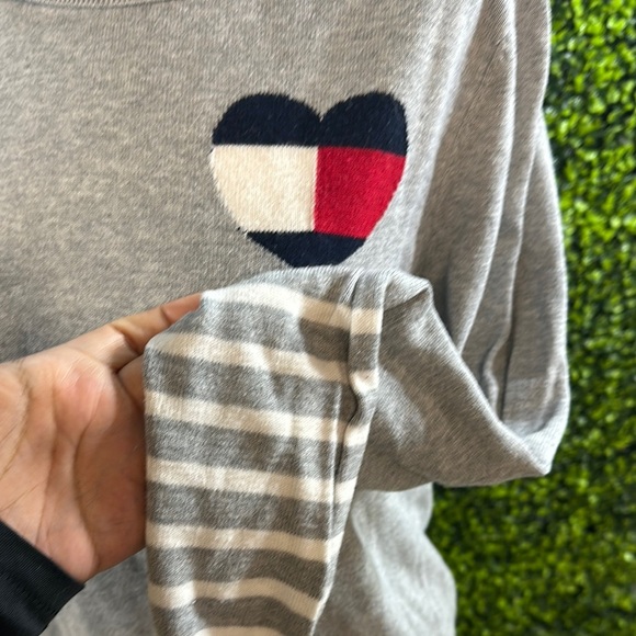 Tommy Hilfiger Gray Cowl Neck Turtleneck Sweater Large - Picture 11 of 16